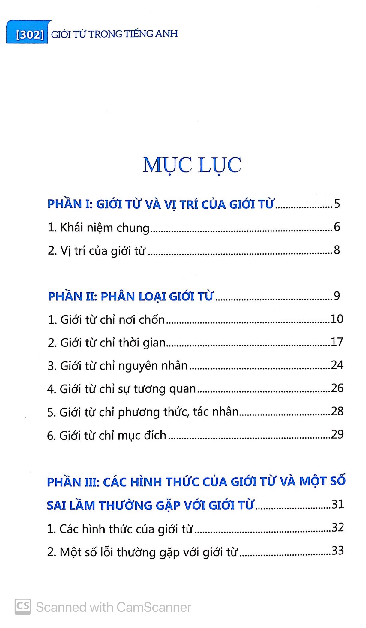 giới từ trong tiếng anh