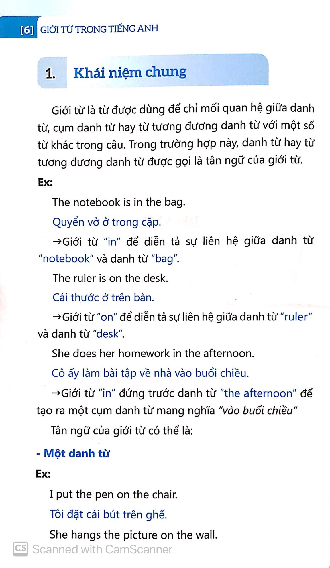 giới từ trong tiếng anh