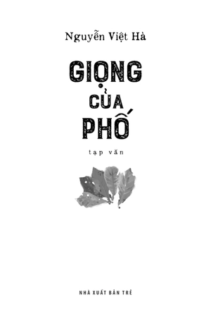giọng của phố