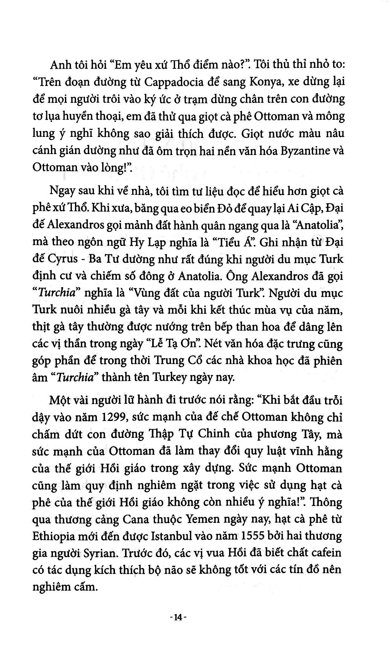 giọt cà phê thơm ottoman