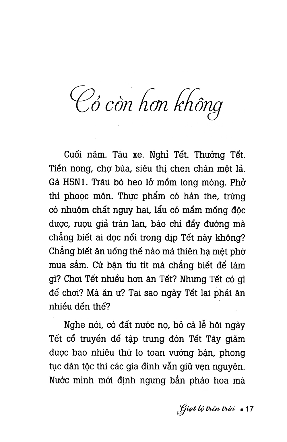 giọt lệ trên trời