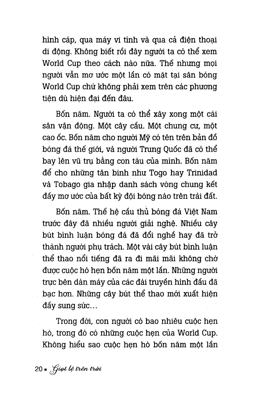 giọt lệ trên trời