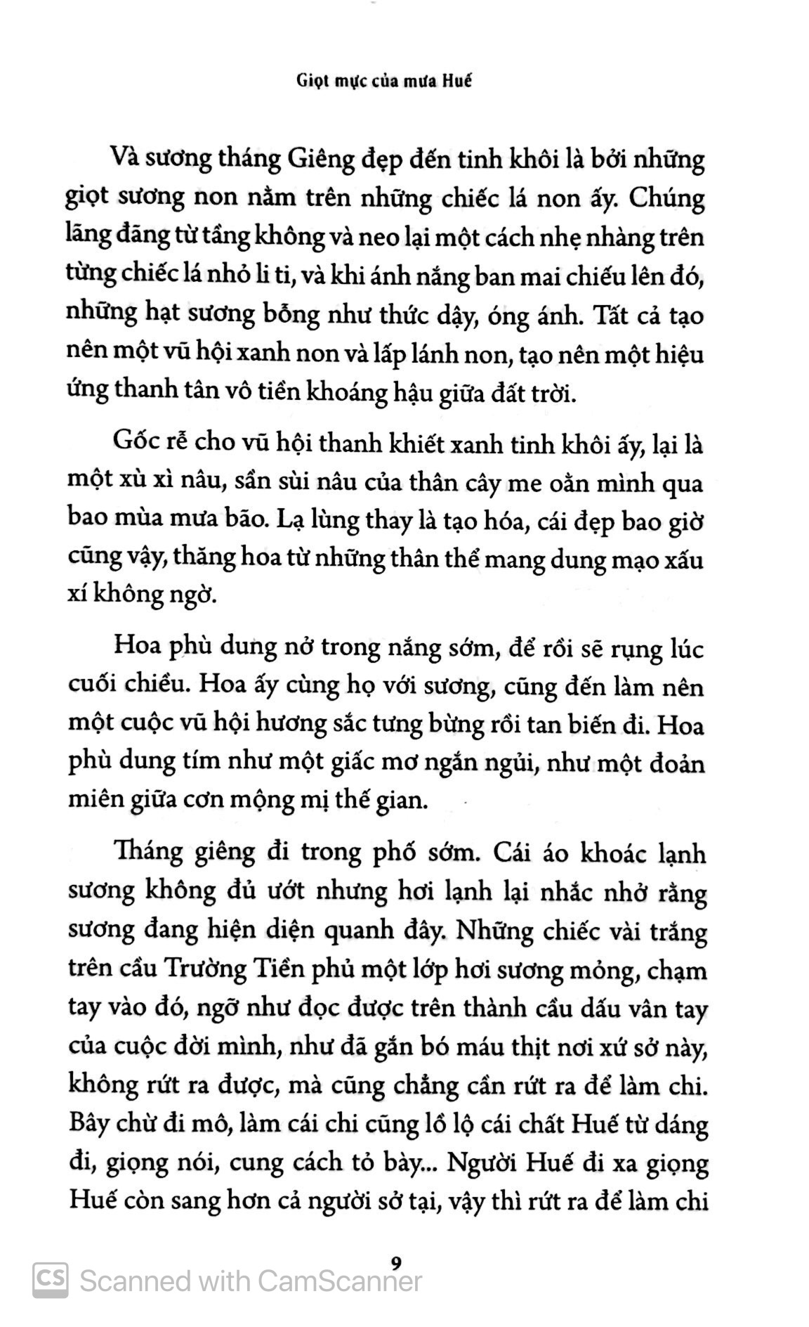 giọt mực của mưa huế