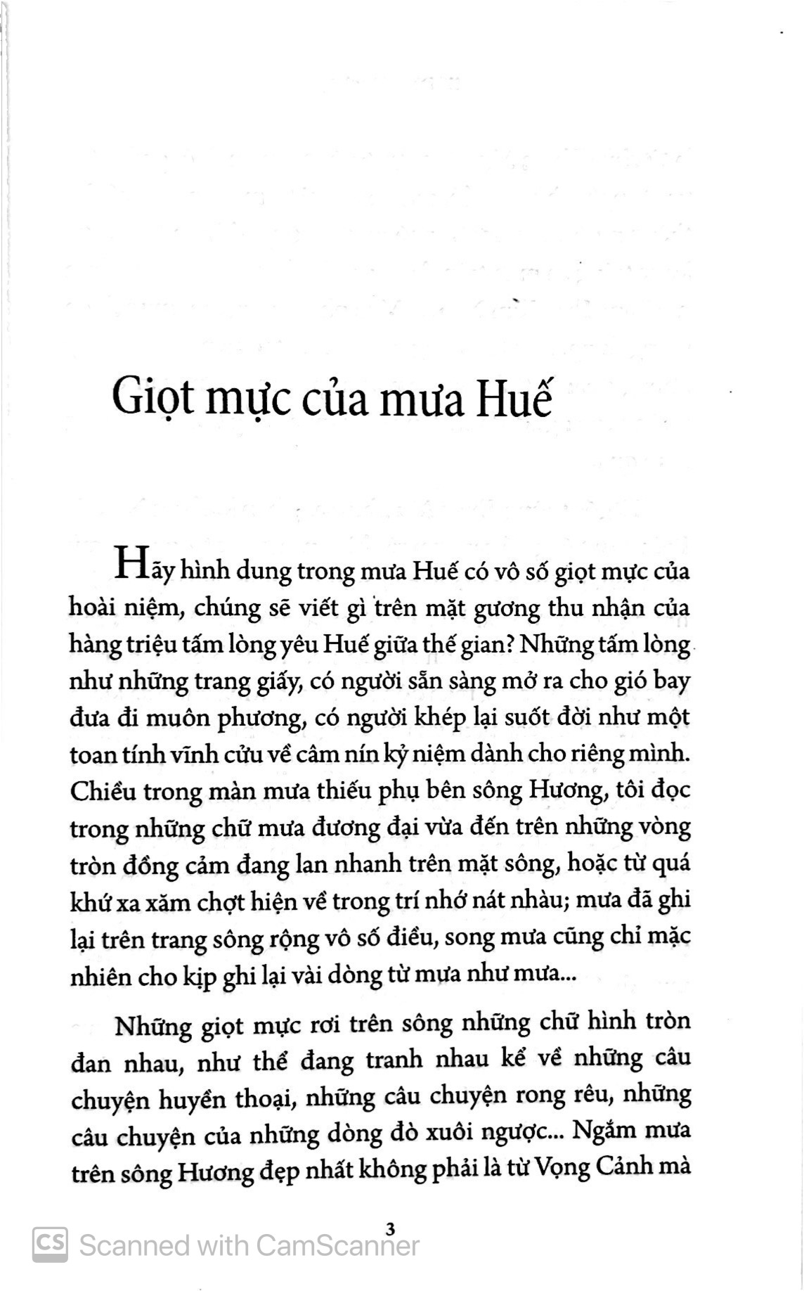 giọt mực của mưa huế