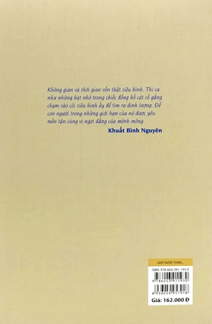 giọt nước thầm giữa những thời đại thi ca