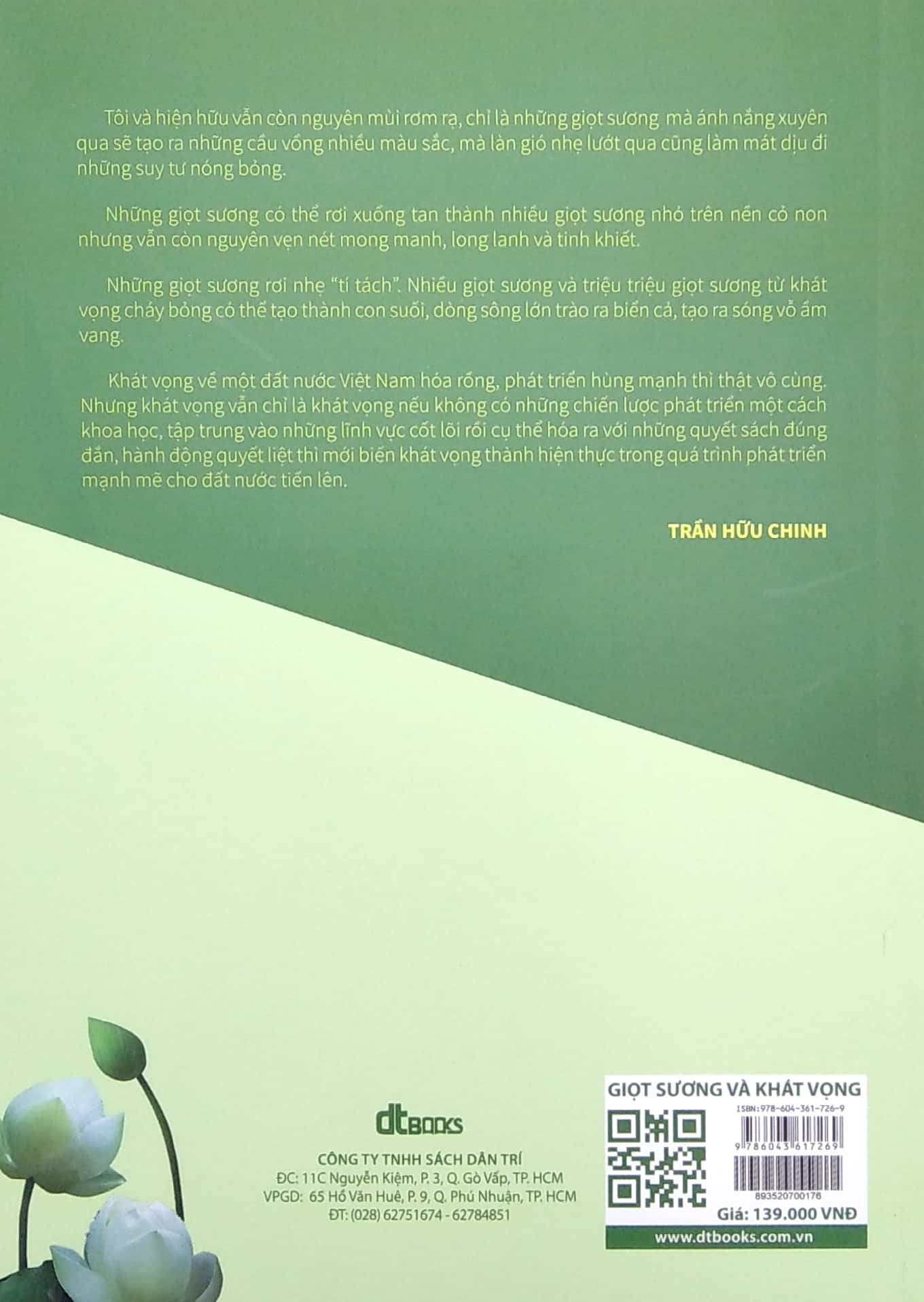 giọt sương và khát vọng