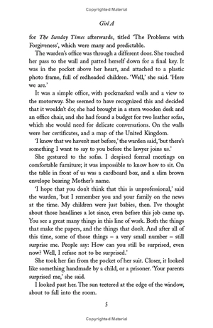 girl a: the sunday times bestseller