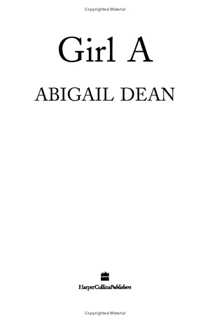 girl a: the sunday times bestseller