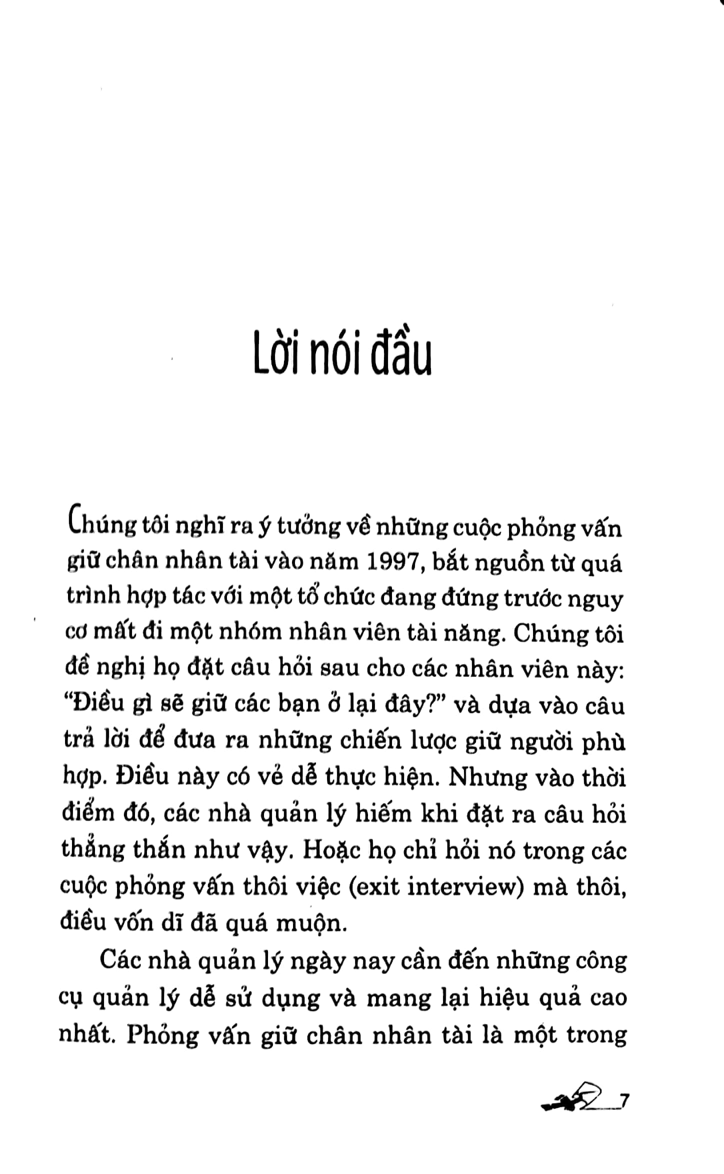 giữ chân nhân tài