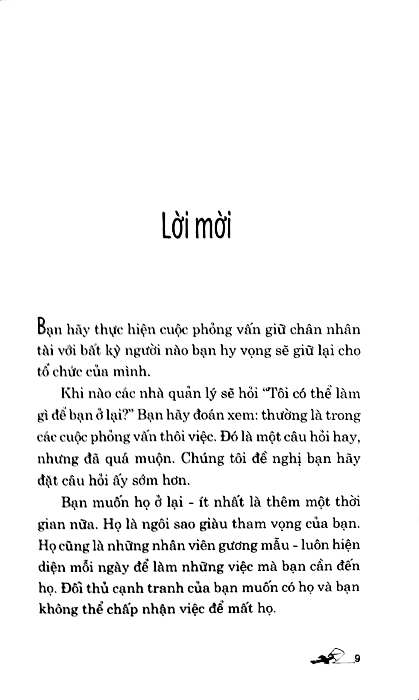 giữ chân nhân tài