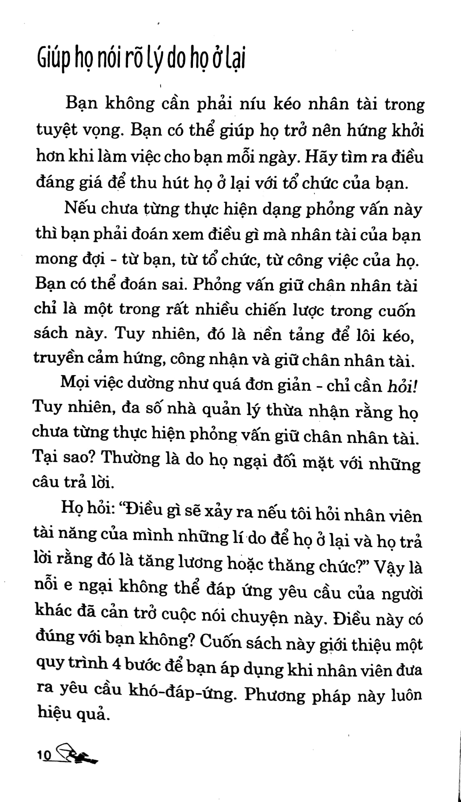 giữ chân nhân tài