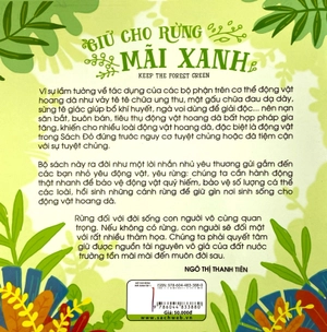giữ cho rừng mãi xanh - keep the forest green - tập 1