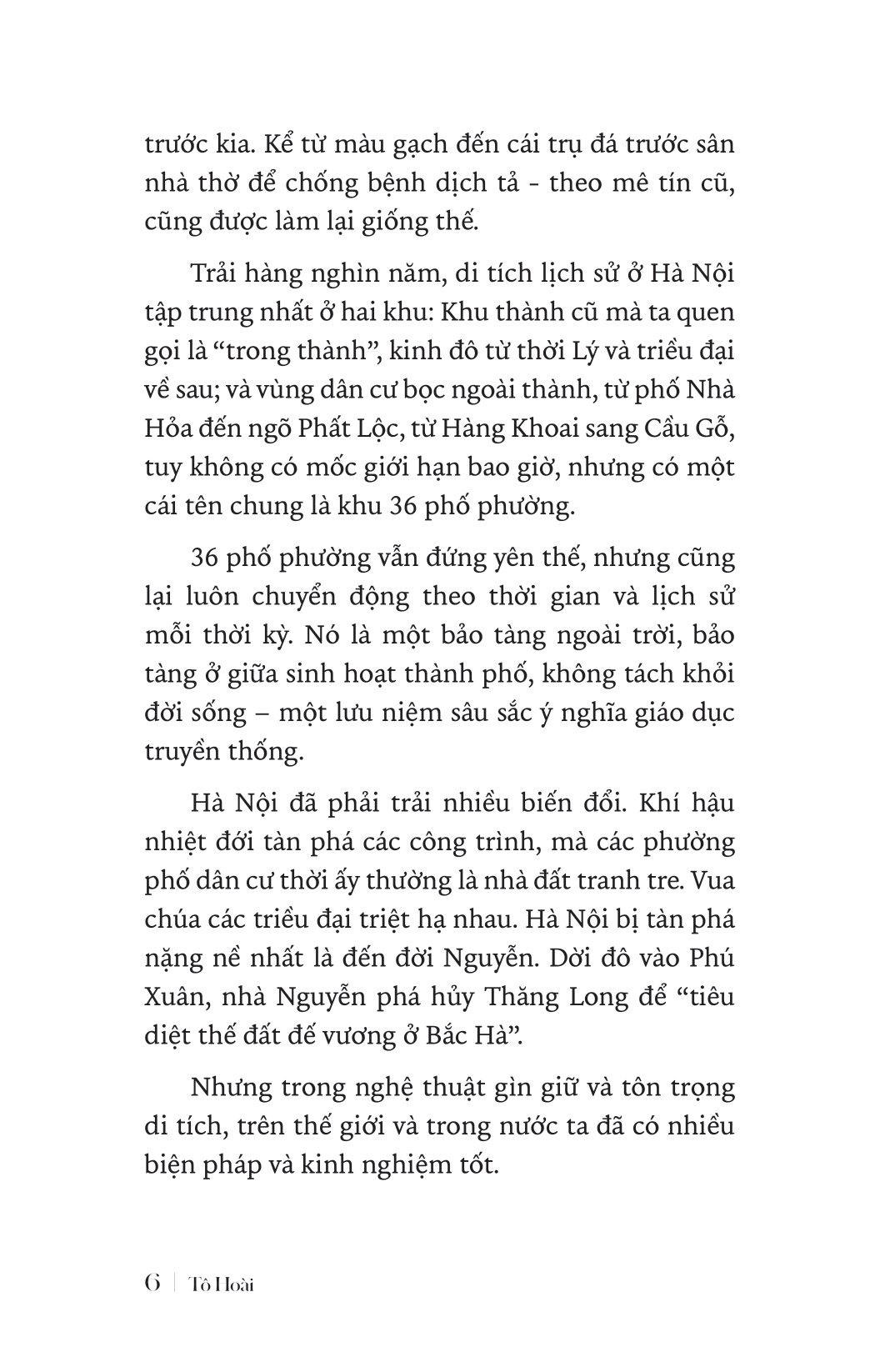 giữ gìn 36 phố phường