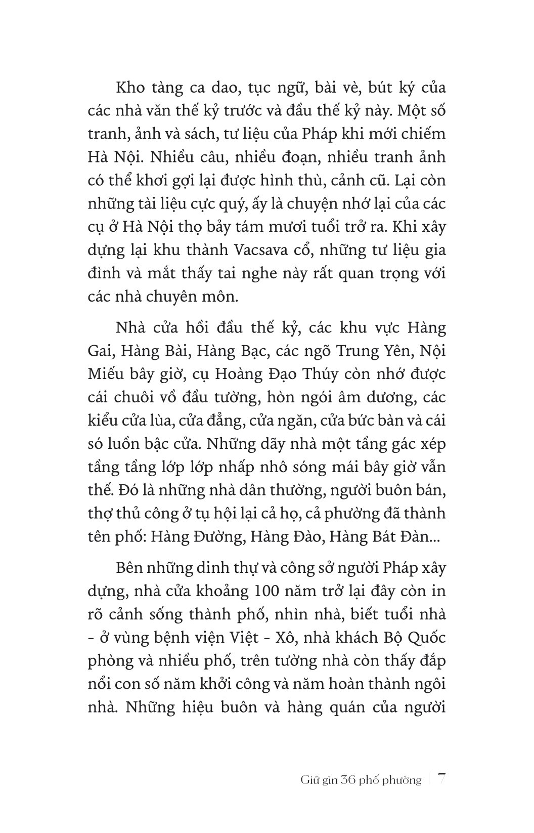 giữ gìn 36 phố phường