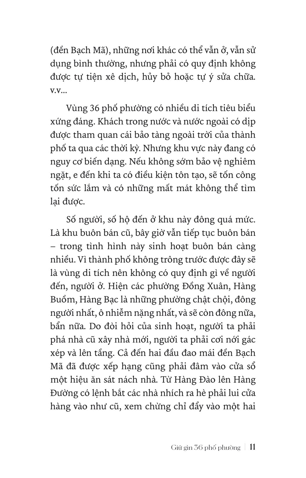 giữ gìn 36 phố phường