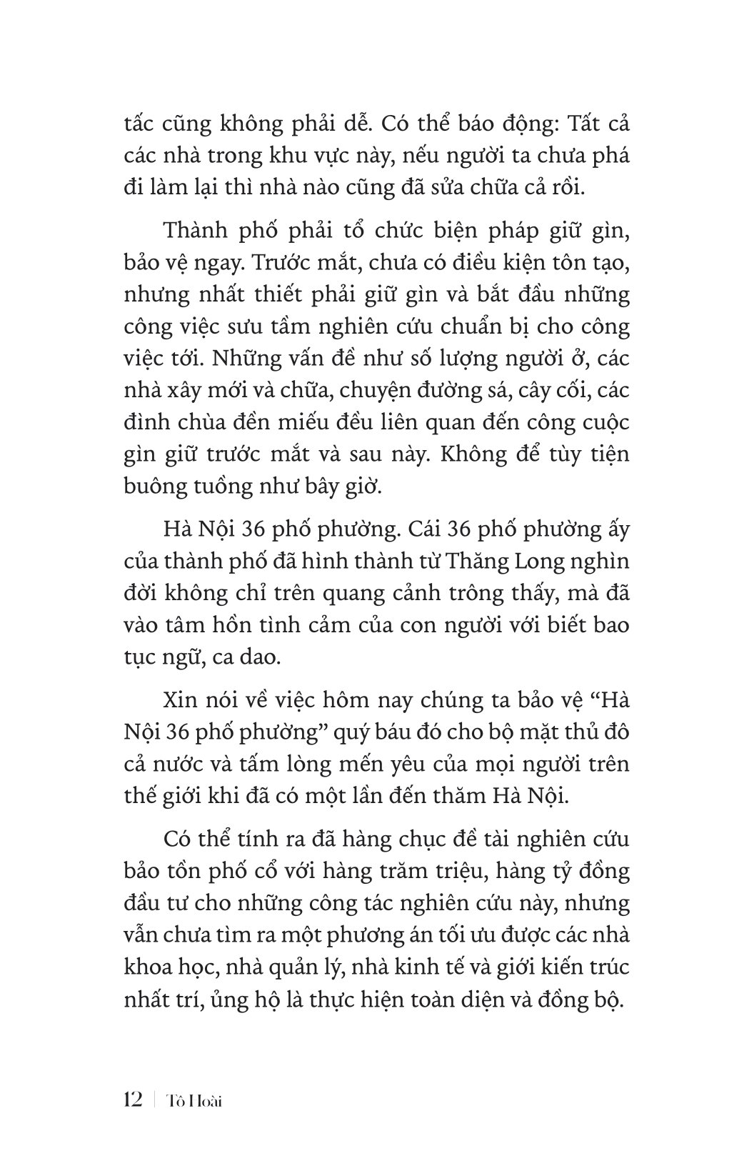 giữ gìn 36 phố phường
