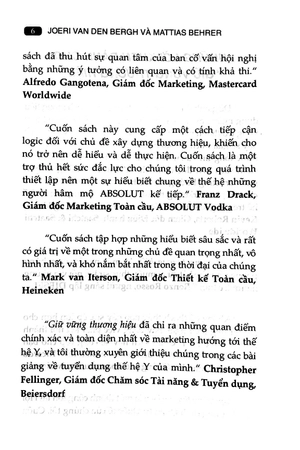 giữ vững thương hiệu