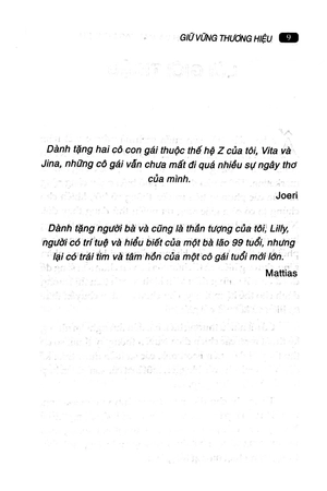 giữ vững thương hiệu