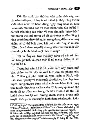 giữ vững thương hiệu