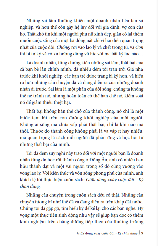 giữa dòng xoáy cuộc đời - ký chân dung