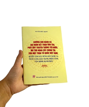 giương cao ngọn cờ đại đoàn kết toàn dân tộc, phát huy truyền thống yêu nước, vai trò nòng cốt chính trị của mặt trận tổ quốc việt nam, quyết tâm xây dựng đất nước ta ngày càng giàu mạnh, phồn vinh, văn minh, hạnh phúc