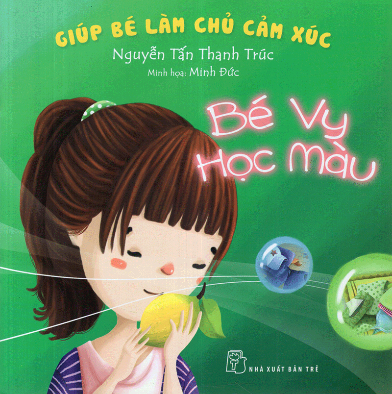 giúp bé làm chủ cảm xúc - bé vy tập tô màu