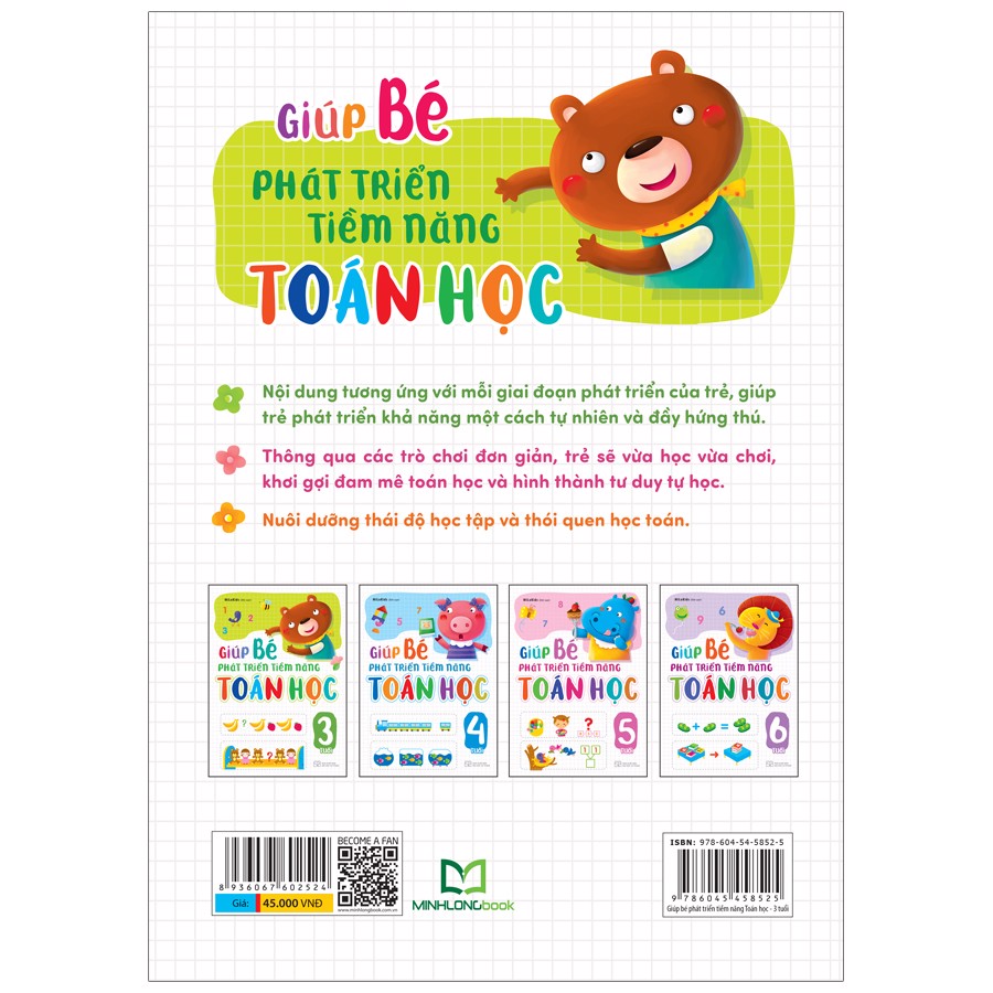 giúp bé phát triển tiềm năng toán học (3 tuổi)
