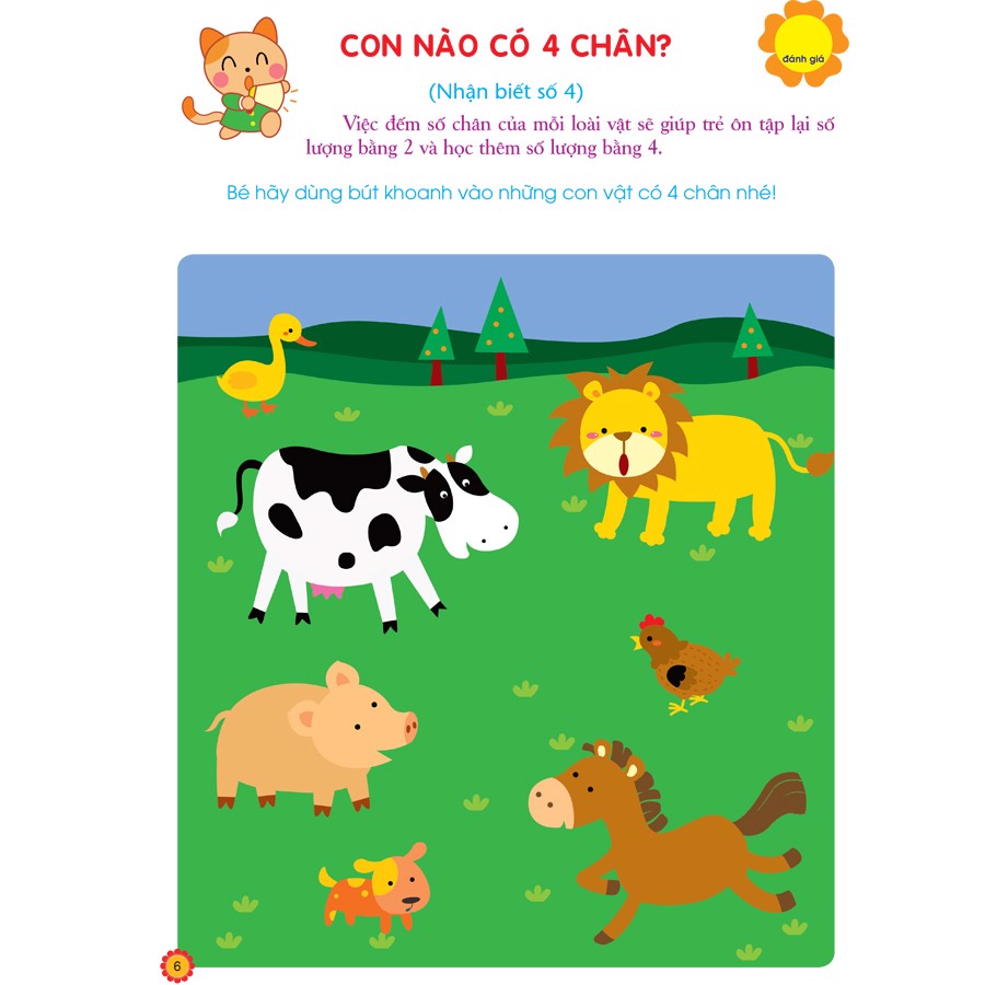 giúp bé phát triển tiềm năng toán học (4 tuổi)