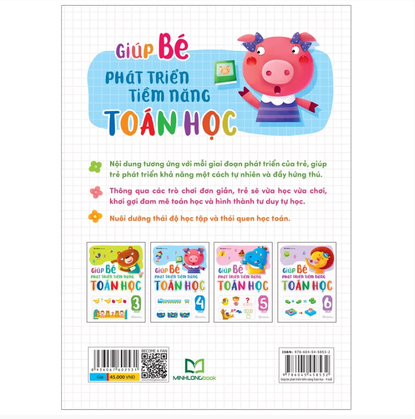 giúp bé phát triển tiềm năng toán học (4 tuổi)