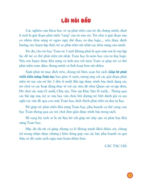 giúp bé phát triển tiềm năng toán học (5 tuổi)