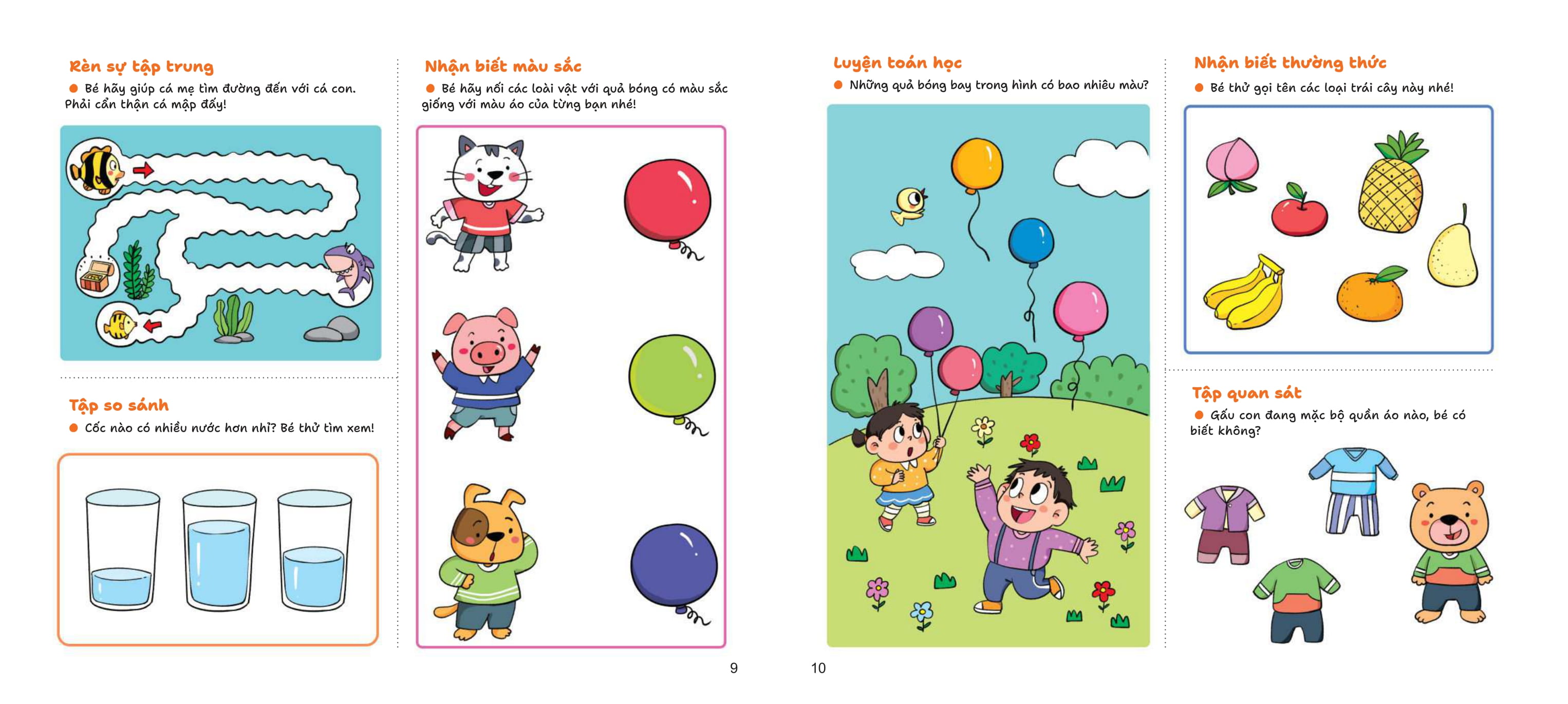 Giup Be Ren Luyen Tu Duy Qua 1600 Cau Do - Cang Choi Cang Thong Minh - 2-3 Tuoi