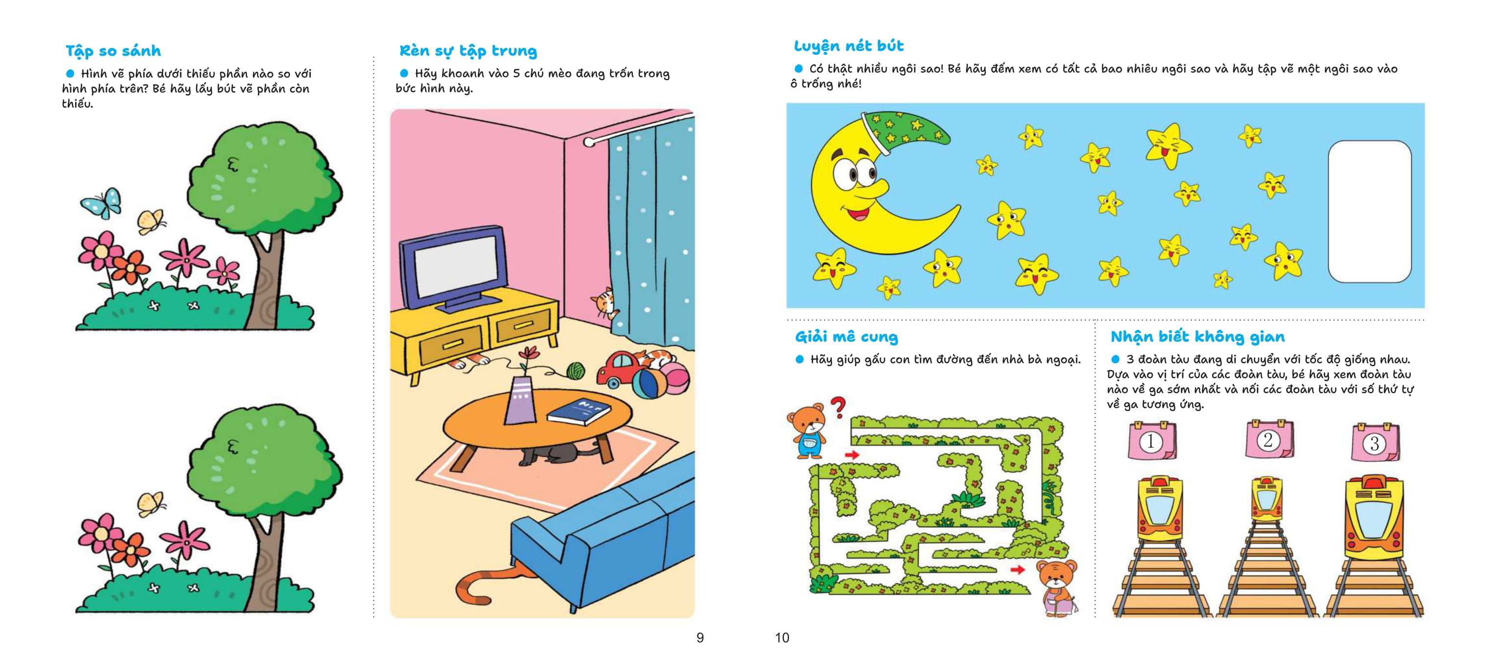 Giup Be Ren Luyen Tu Duy Qua 1600 Cau Do - Cang Choi Cang Thong Minh - 3-4 Tuoi