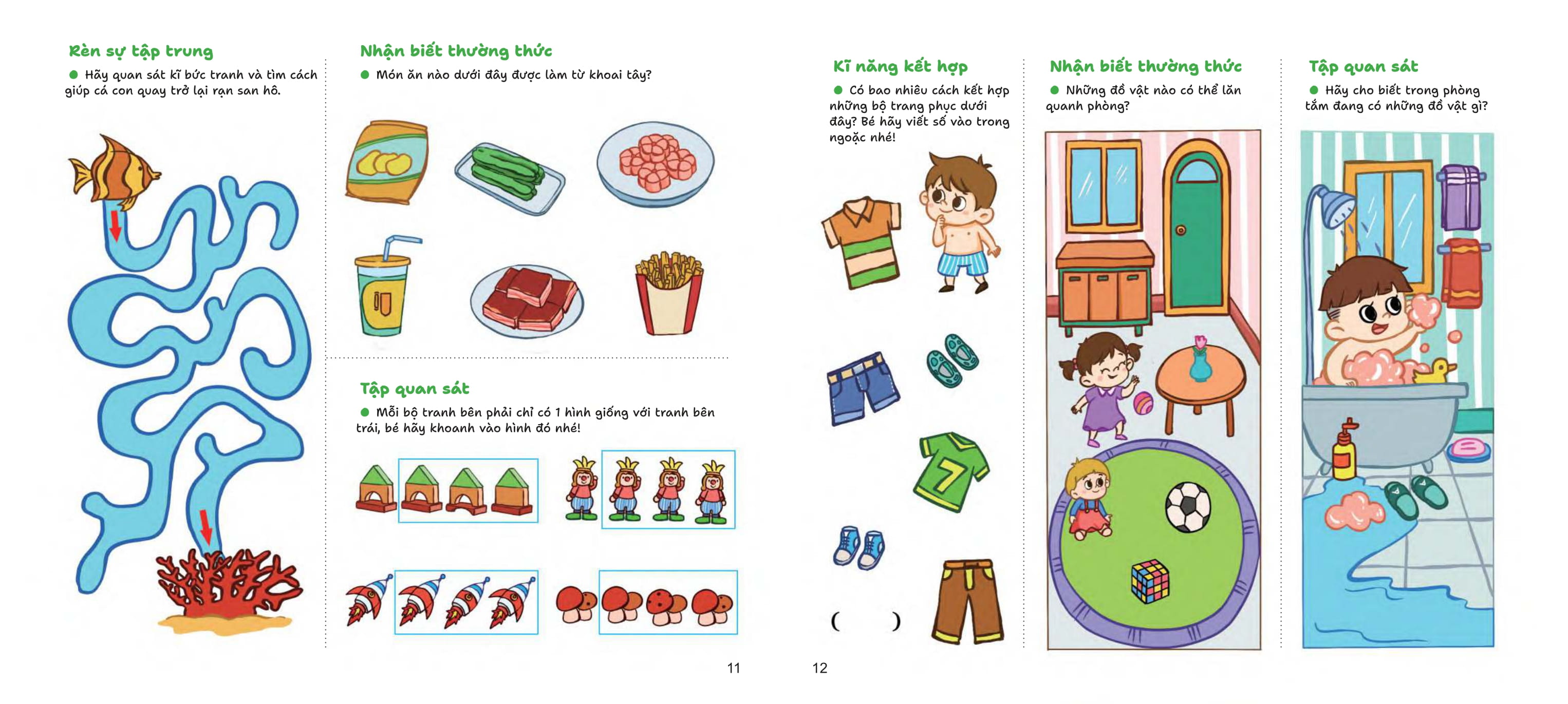 Giup Be Ren Luyen Tu Duy Qua 1600 Cau Do - Cang Choi Cang Thong Minh - 5-6 Tuoi