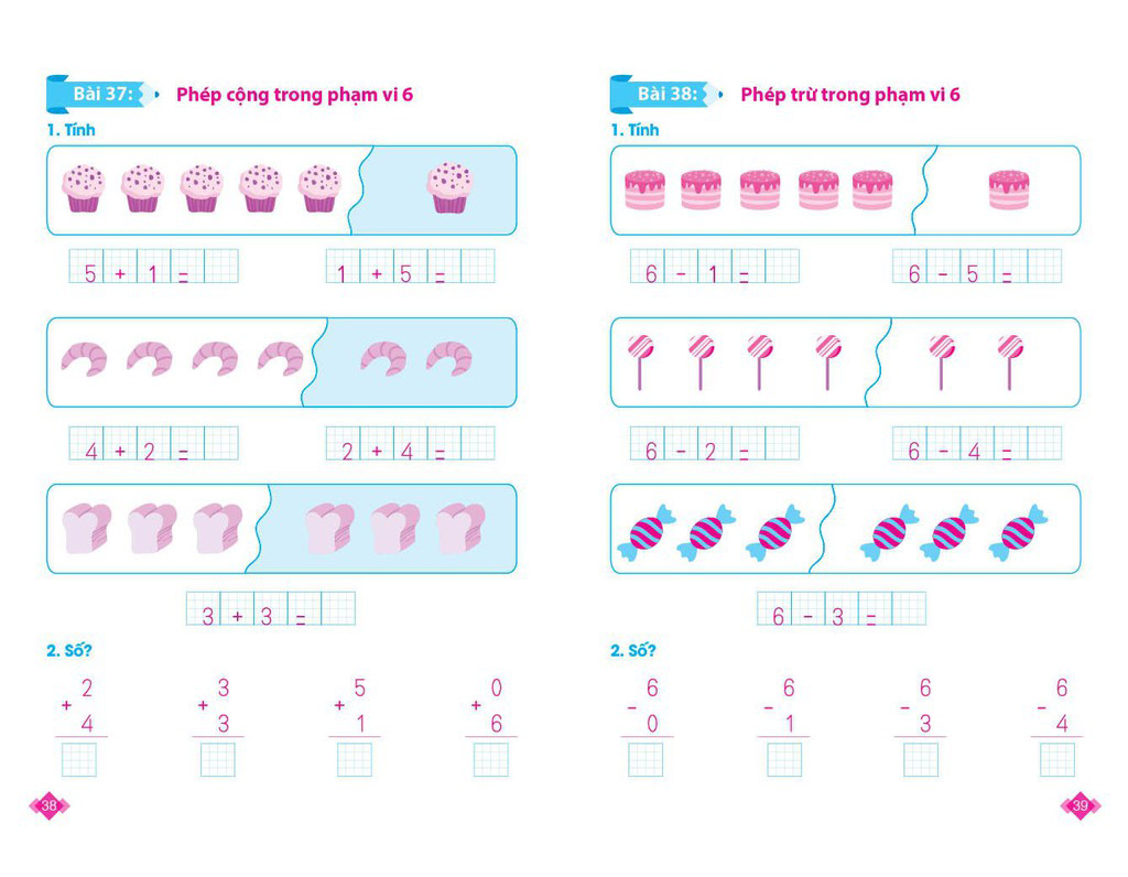 giúp bé tự tin vào lớp 1 - cùng bé học toán