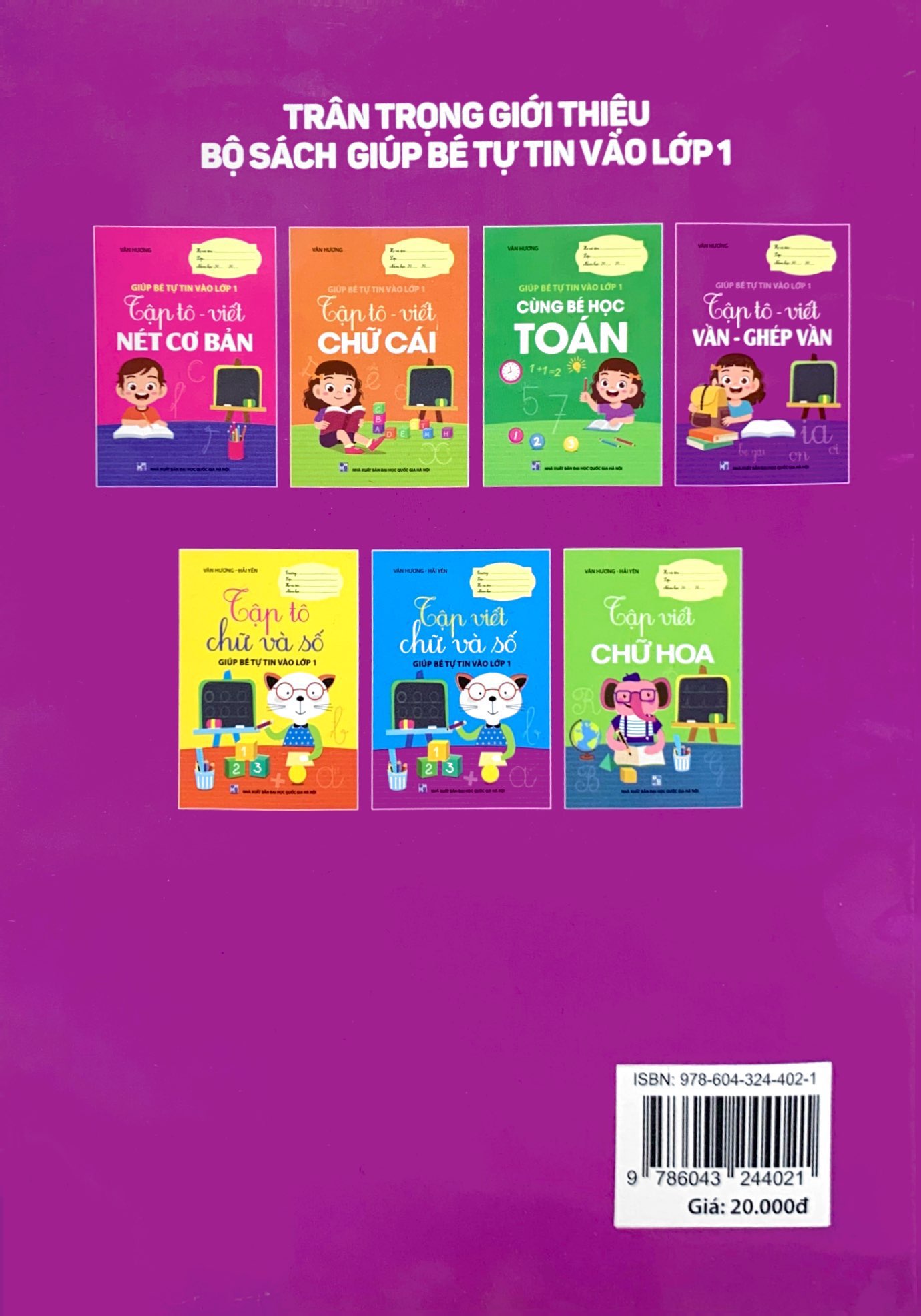 giúp bé tự tin vào lớp 1 - tập tô - viết vần - ghép vần