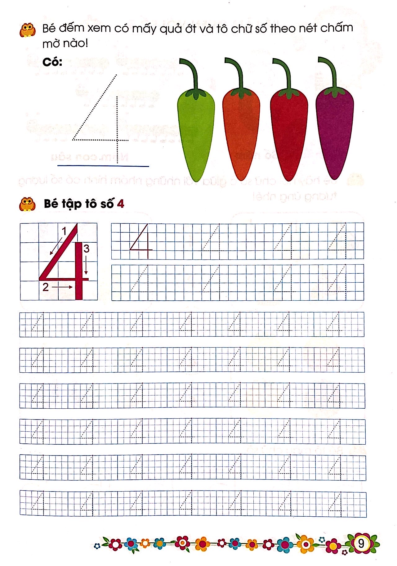 giúp bé vững bước vào lớp 1 - bé làm quen với chữ số (5-6 tuổi) (tái bản 2024)