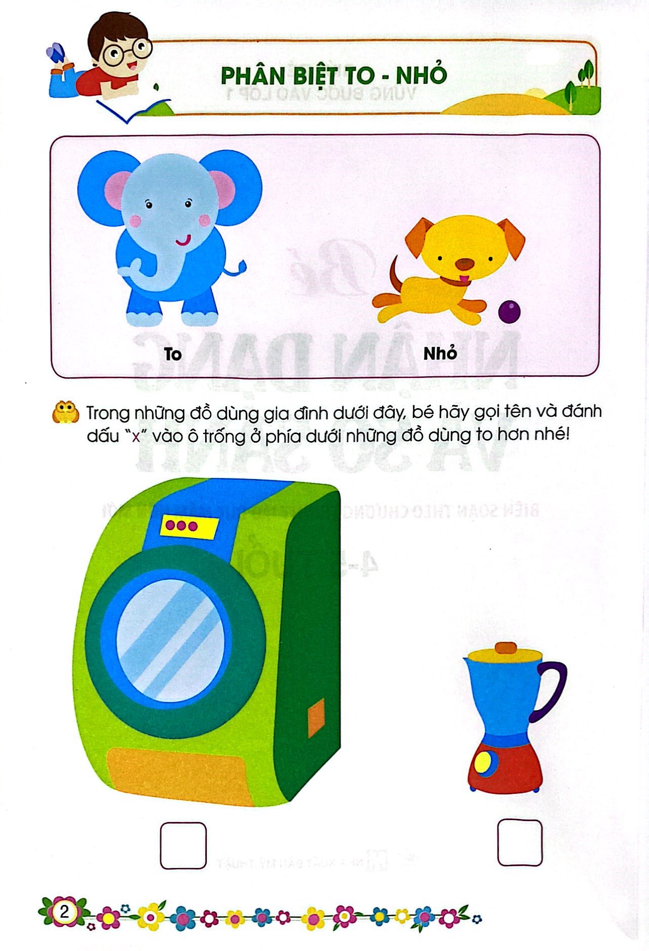 giúp bé vững bước vào lớp 1 - bé nhận dạng và so sánh (4-5 tuổi)