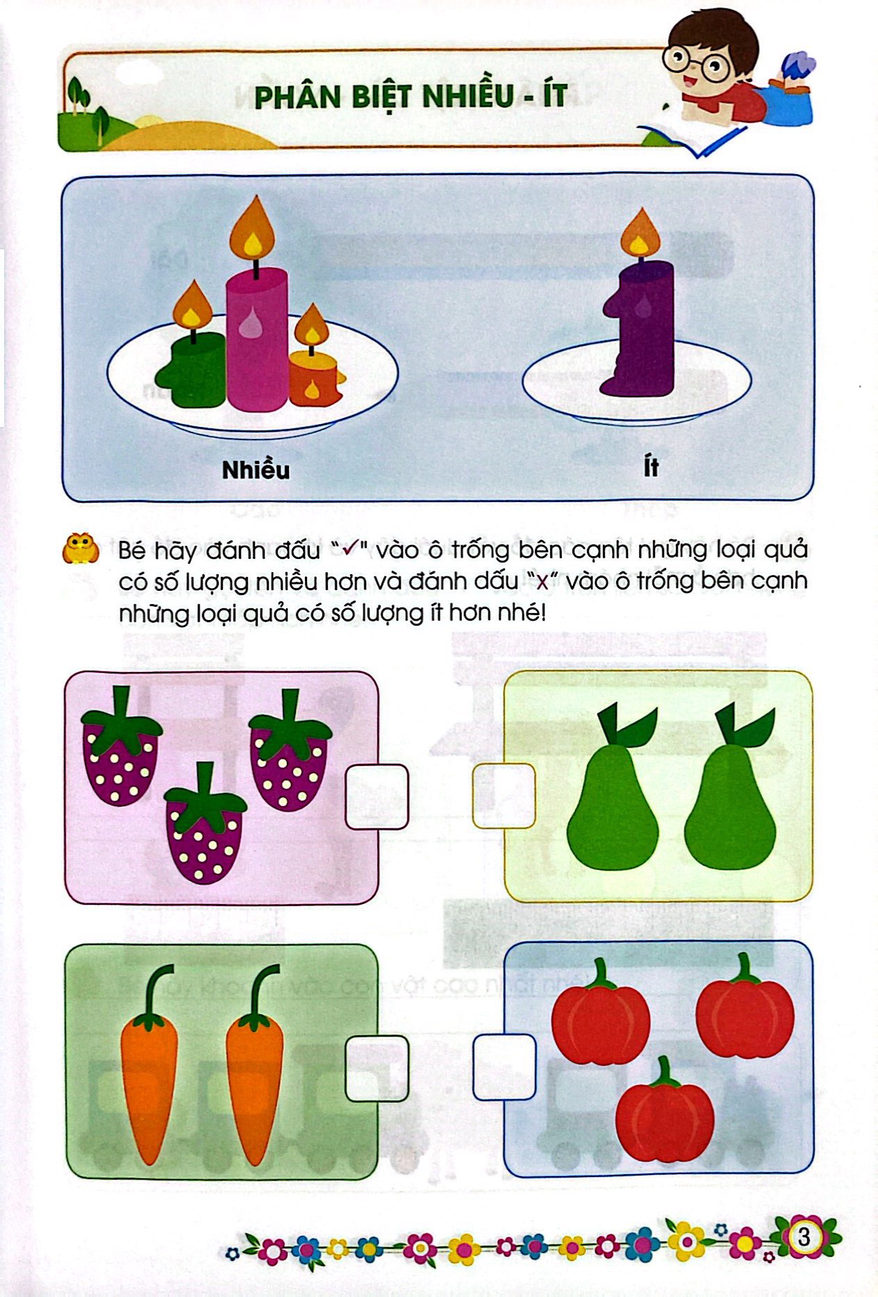 giúp bé vững bước vào lớp 1 - bé nhận dạng và so sánh (4-5 tuổi)