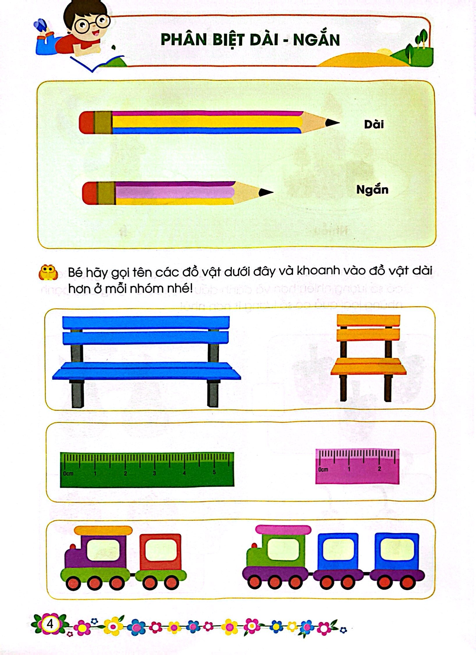 giúp bé vững bước vào lớp 1 - bé nhận dạng và so sánh (4-5 tuổi)