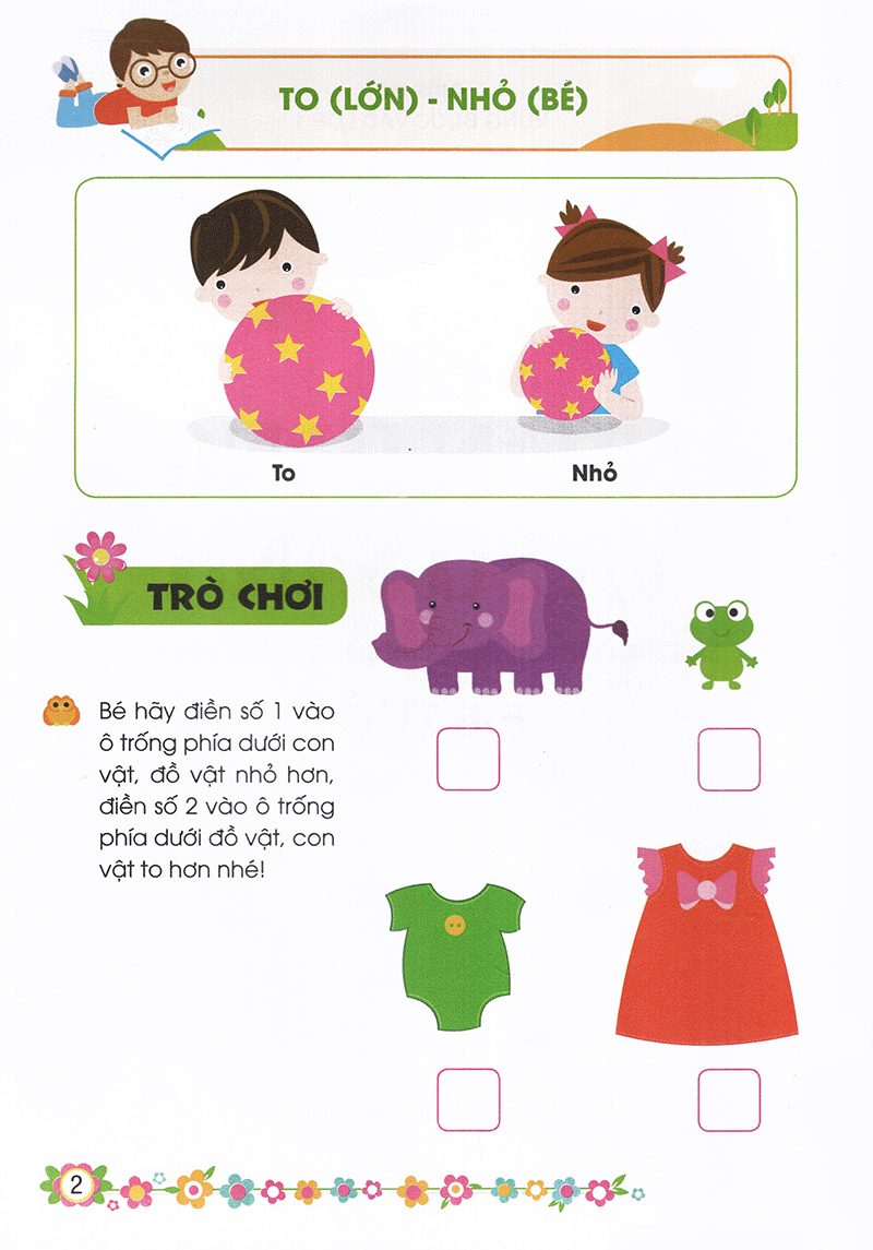 giúp bé vững bước vào lớp 1 - bé nhận dạng và so sánh (5 - 6 tuổi)