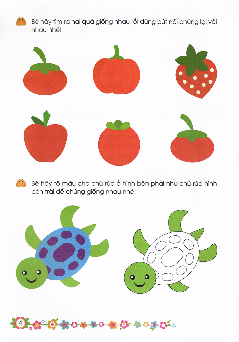 giúp bé vững bước vào lớp 1 - bé nhận dạng và so sánh (5 - 6 tuổi)