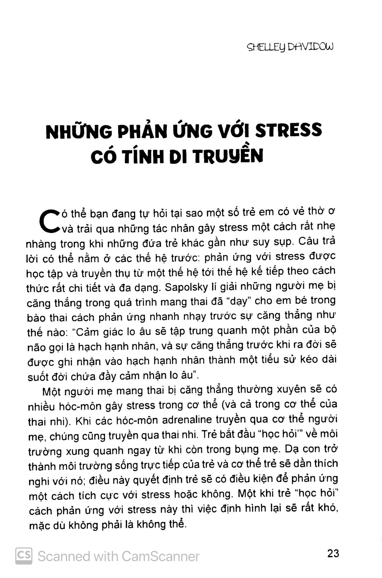 giúp con đương đầu với stress