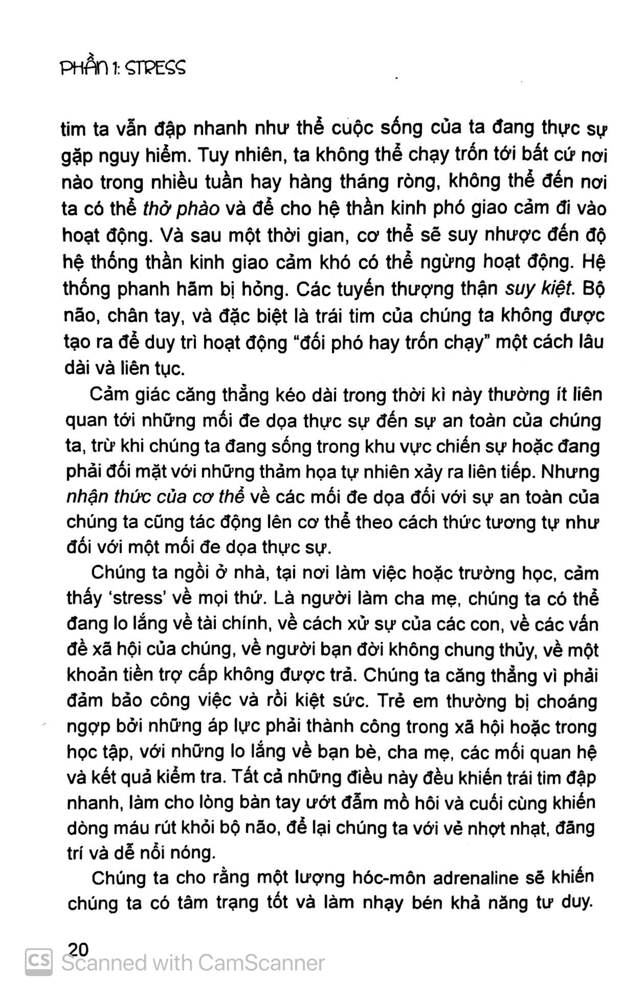 giúp con đương đầu với stress