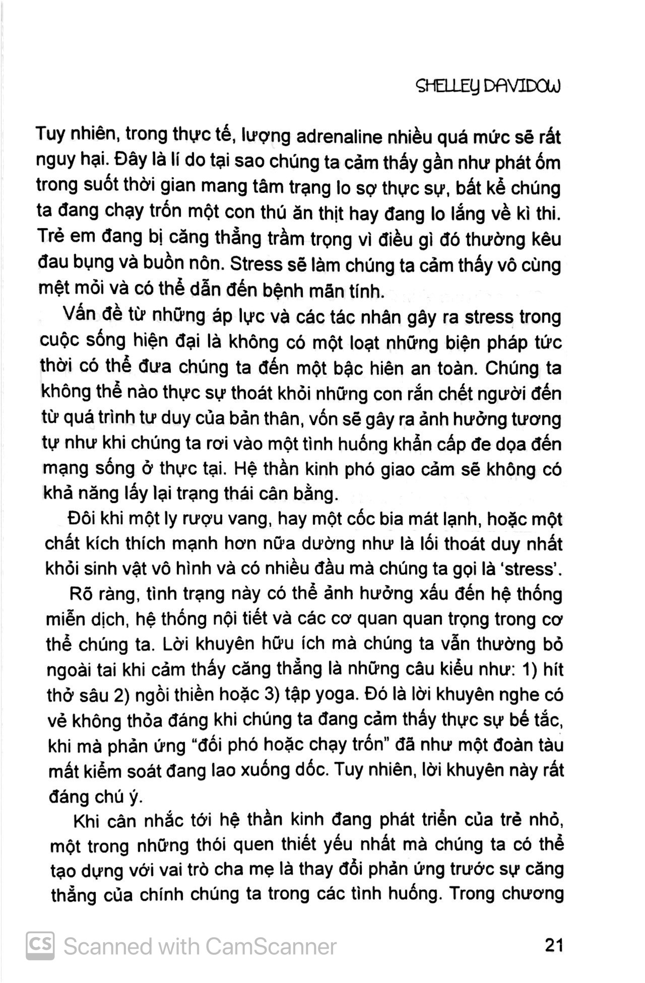 giúp con đương đầu với stress