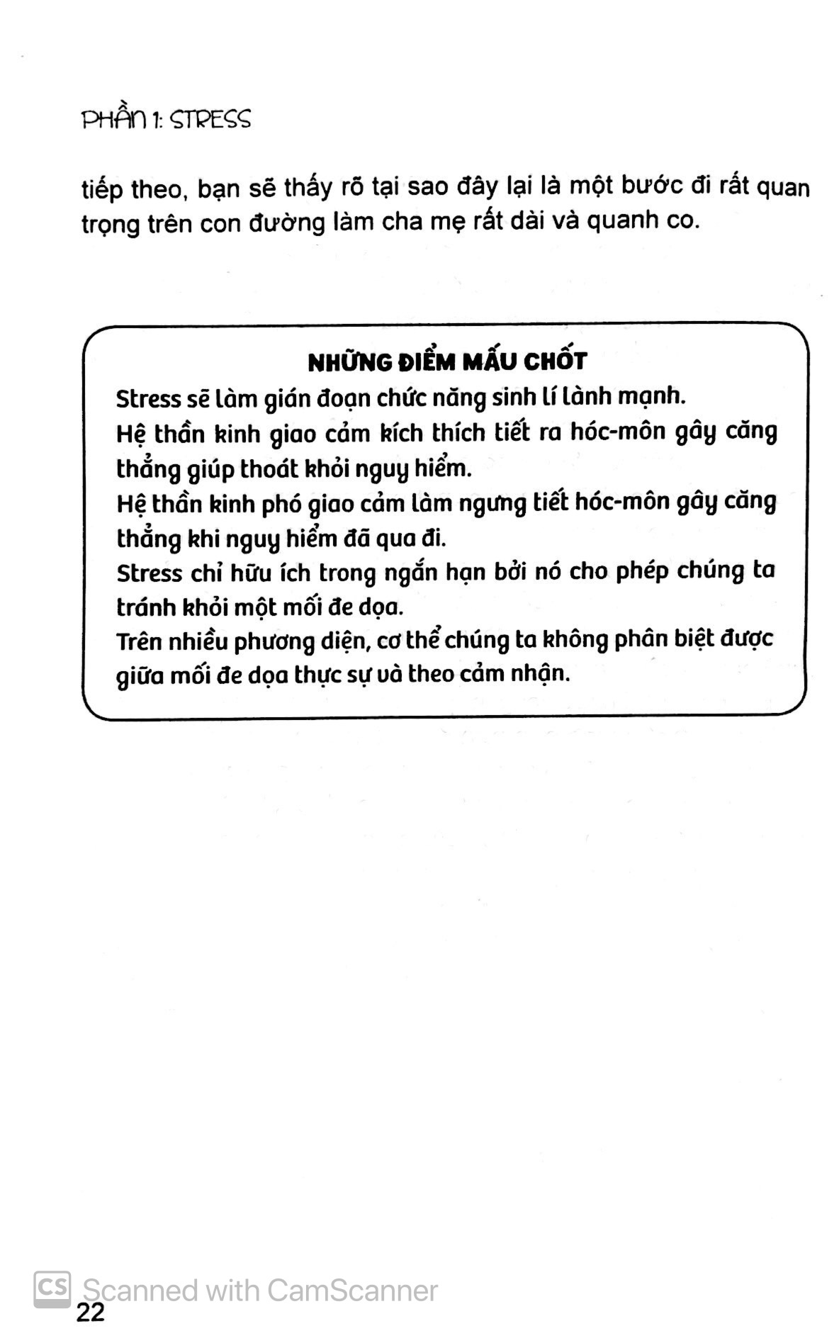 giúp con đương đầu với stress