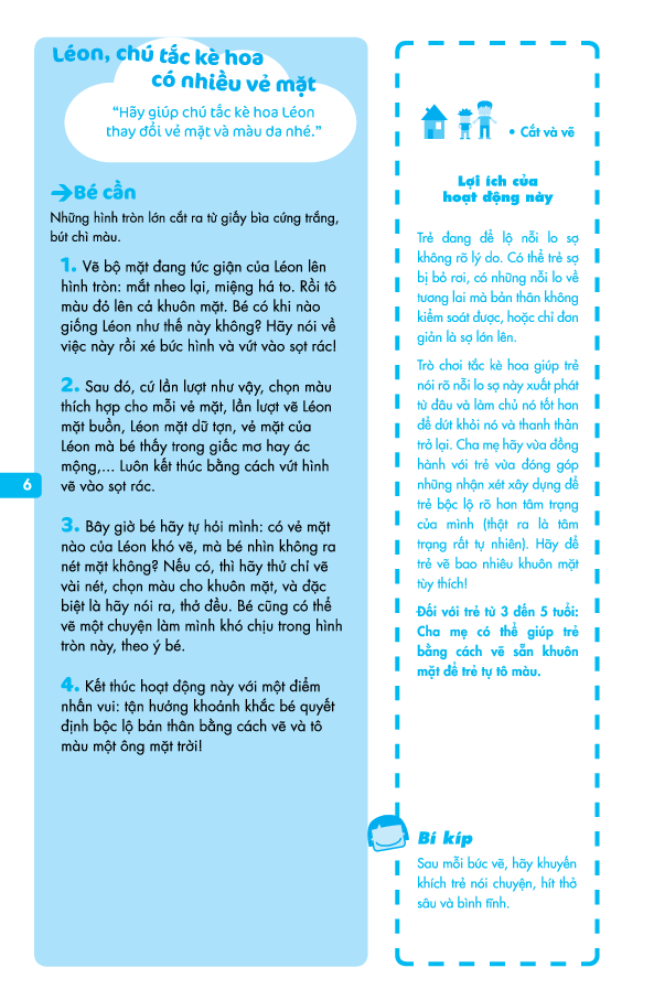 giúp con hạnh phúc: giúp con điều hòa cảm xúc - 35 hoạt động dành cho trẻ từ 3 đến 10 tuổi