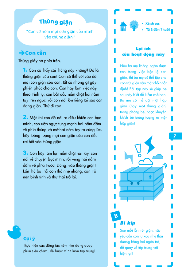 giúp con hạnh phúc - giúp con hạ hỏa - 35 hoạt động dành cho trẻ từ 3 đến 10 tuổi