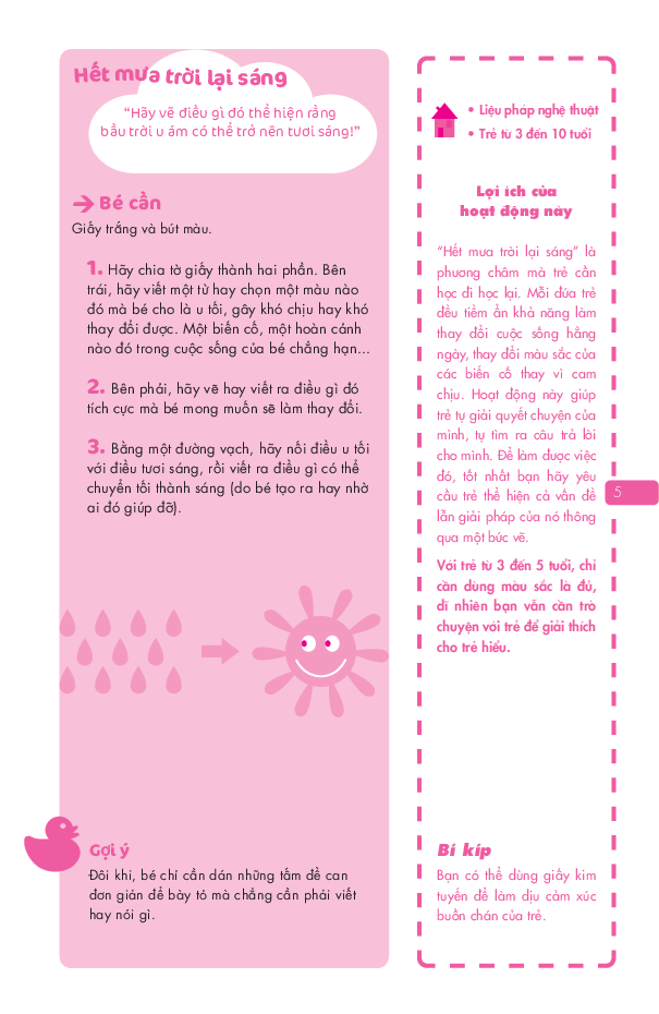 giúp con hạnh phúc - giúp con lạc quan (35 hoạt động dành cho trẻ từ 3 đến 10 tuổi)