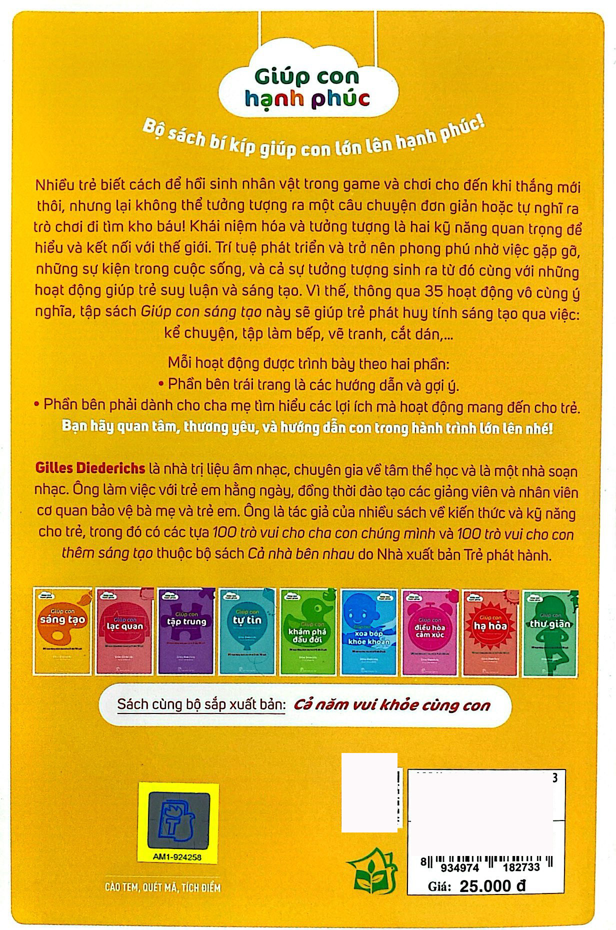 giúp con hạnh phúc - giúp con sáng tạo - 35 hoạt động dành cho trẻ từ 3 đến 10 tuổi