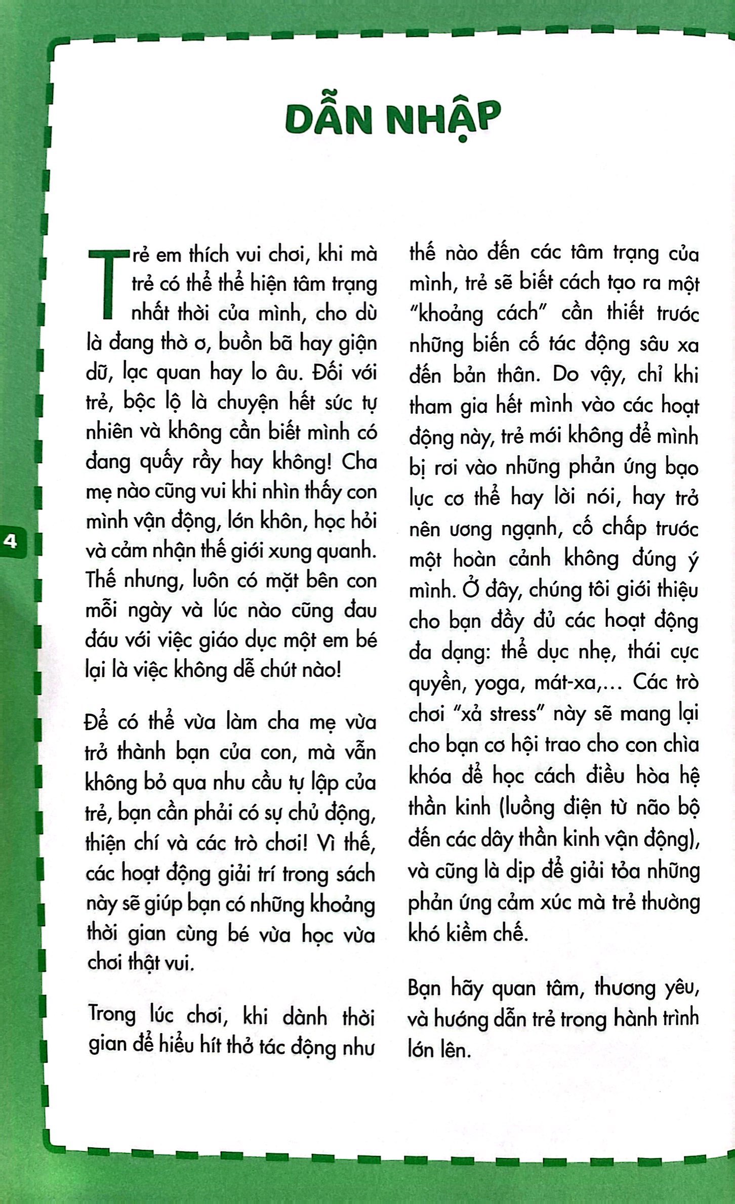 giúp con hạnh phúc - giúp con thư giãn - 35 hoạt động dành cho trẻ từ 3 đến 10 tuổi